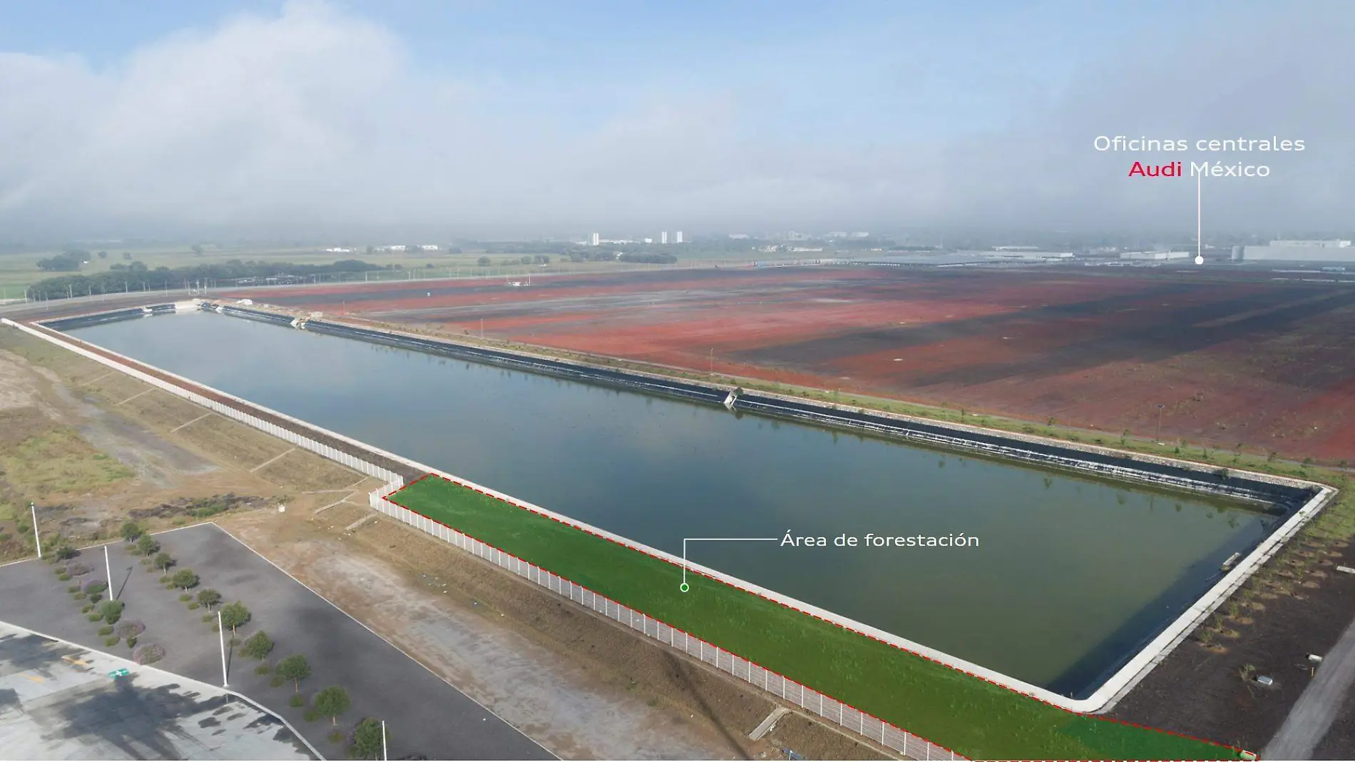 1,250 árboles serán plantados al interior de la fabrica